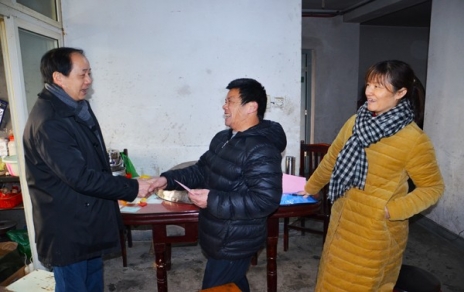 群眾冷暖掛心頭！公司黨總支開展春節(jié)前走訪慰問