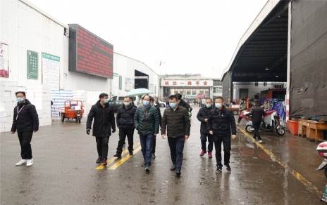 市發(fā)改委、經(jīng)開區(qū)管委會(huì)等上級(jí)有關(guān)部門領(lǐng)導(dǎo)帶隊(duì)檢查市場(chǎng)保供工作